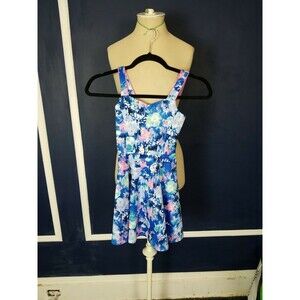 Sally Miller Couture Girls Dress size 7/8 Water color Print